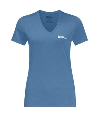 Jack wolfskin Crosstail T-shirt Dames Mid Blue M
