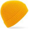 Beechfield CB380 Engineered Knit Ribbed Beanie - Sun Yellow - One Size