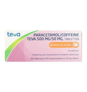 Paracetamol coffeine 500/50