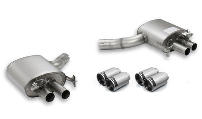 Remus uitlaat passend voor (Axle-Back System) Audi RS4/RS5 - Zilver / Carbon 0470170500LR004683CR