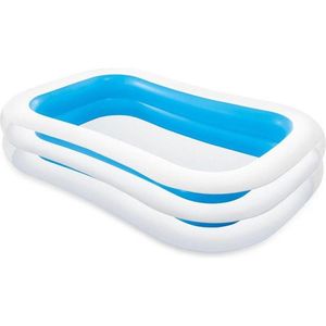 Intex Opblaasbaar zwembad Family Pool blauw