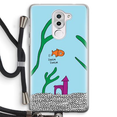 Aquarium: Honor 6X Transparant Hoesje met koord