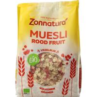Zonnatura Muesli rood fruit bio