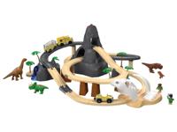 lupilu Houten treinset (Dinosauriërpark)