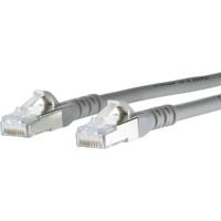 Metz Connect 1308450533-E RJ45 Netwerkkabel, patchkabel CAT 6A S/FTP 0.50 m Grijs Snagless 1 stuk(s)