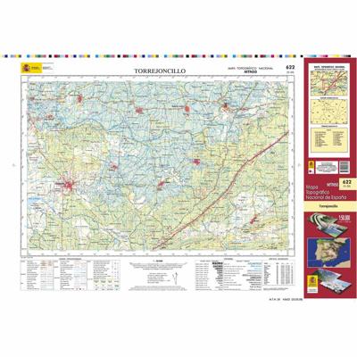 Topografische kaart 622 MT50 Torrejoncillo | CNIG - Instituto Geográfico Nacional1