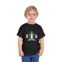 T-shirt regular zwart - kids - Het wapen van Rotterdam - logo voor groot