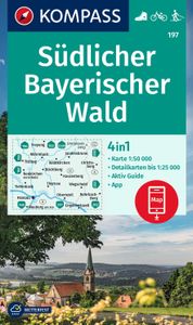 Wandelkaart 197 Südlicher Bayerischer Wald | Kompass