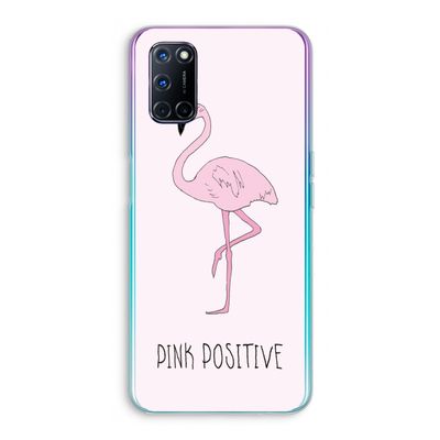 Pink positive: Oppo A52 Transparant Hoesje
