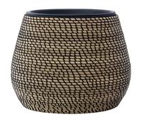 Pot bol wicker 20x20x16 cm - Driesprong collection