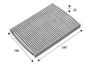 Interieurfilter CLIMFILTER PROTECT VALEO, u.a. für Ford