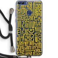 Majorelle Blue Print: Huawei P Smart (2018) Transparant Hoesje met koord