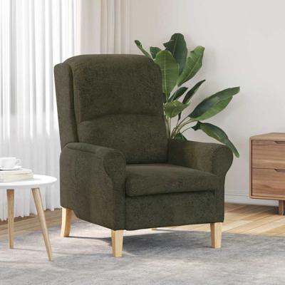 Fauteuil Leger groen 76 x 94 x 102 cm Kunstleer