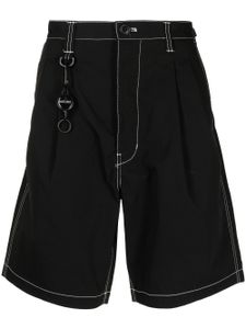 izzue short à taille élastiquée - Noir