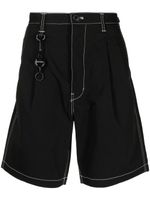 izzue short à taille élastiquée - Noir