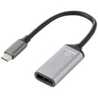 Renkforce RF-5397866 USB-C-displaykabel USB-C / DisplayPort Adapterkabel USB-C stekker, DisplayPort-bus 0.15 m Zwart Afgeschermd (dubbel) - thumbnail