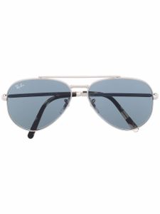 Ray-Ban lunettes de soleil teintées à monture aviateur - Argent