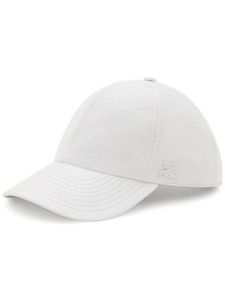 Courrèges casquette à patch logo - Blanc