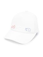 Moncler Enfant casquette à logo imprimé - Blanc - thumbnail