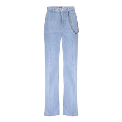 Frankie & Liberty Zomer jeans broek - wide leg meisjes - licht blauw - Attitude