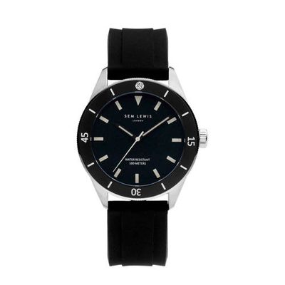 Sem Lewis Thames Diver horloge - SL1100067 zwart Sem Lewis Thames Diver horloge - SL1100067 zwart
