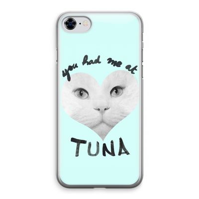 You had me at tuna: iPhone 8 Transparant Hoesje