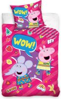 Peppa Pig - mouse love Dekbedovertrek - 140x200 cm - 70 x 90 cm