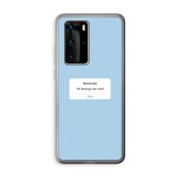 Reminder: Huawei P40 Pro Transparant Hoesje