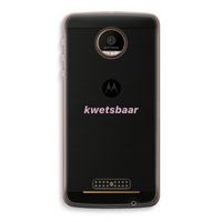 kwetsbaar: Motorola Moto Z Force Transparant Hoesje