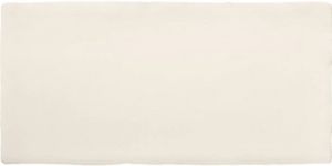 Cifre Cerámica Atlas Wandtegel | 7.5x15 cm | Vintage | Mat Wit creme