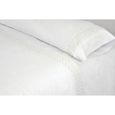Dekbedovertrek set Pierre Cardin ELISA Wit Bed van 135 2 Onderdelen