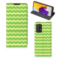 Samsung Galaxy A72 (5G/4G) | Hoesje met Magneet | Waves Green