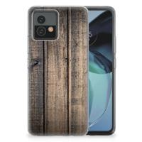 Motorola Moto G72 | Bumper Hoesje | Steigerhout