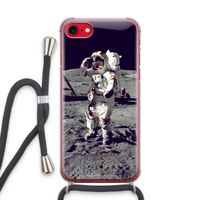 Spaceman: iPhone SE 2020 Transparant Hoesje met koord