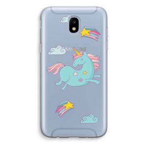 Vliegende eenhoorn: Samsung Galaxy J5 (2017) Transparant Hoesje