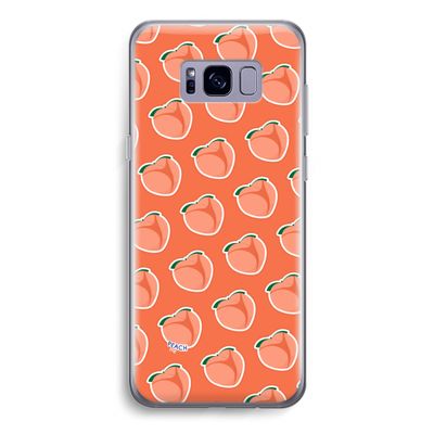 Just peachy: Samsung Galaxy S8 Transparant Hoesje