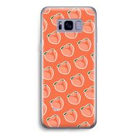 Just peachy: Samsung Galaxy S8 Transparant Hoesje