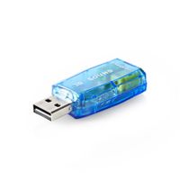 Nedis USCR10051BU Geluidskaart 3d-sound 5.1 Usb 2.0 Dubbele 3,5 Mm Connector