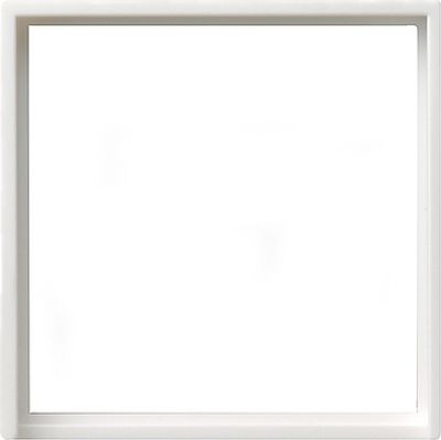 Verloopring 50 x 50mm zuiverwit glanzend