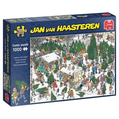 Jan van Haasteren ‚Äì De Kerstbomenmarkt Puzzel 1000 Stukjes