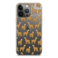 Alpacas: iPhone 13 Pro Transparant Hoesje