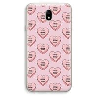 Chicks before dicks: Samsung Galaxy J7 (2017) Transparant Hoesje