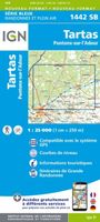 Wandelkaart - Topografische kaart 1442SB Tartas, Pontonx-sur-l'Adour | IGN - Institut Géographique National