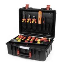 Wiha Basic Set L electric 18tlg Gereedschapskoffer (gevuld) 18-delig Electricien, Handwerker, Leerling, Professioneel, VDE (b x h x d) 457 x 183 x 367 mm