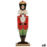 Notenkraker Krist+ 19XD35241 19XD35241 Wit Zwart Rood Groen Hout 10 x 60 x 19 cm Notenkraker (6 Stuks)