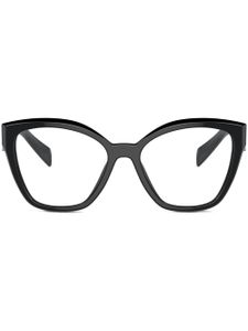 Prada Eyewear lunettes de vue à monture oversize - Noir