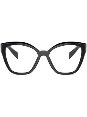 Prada Eyewear lunettes de vue à monture oversize - Noir