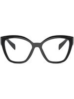 Prada Eyewear lunettes de vue à monture oversize - Noir