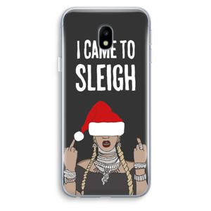 Came To Sleigh: Samsung Galaxy J3 (2017) Transparant Hoesje