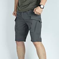 Voor heren Tactische korte broek Cargoshorts Korte broek Wandelshorts nappi Elastische taille Meerdere zakken Effen Draagbaar Knielengte Buiten Dagelijks KamperenWandelen Modieus Klassiek Zwart Groen Lightinthebox